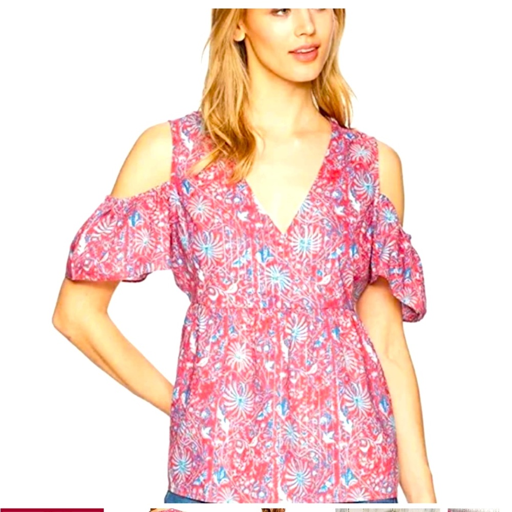 Adorable baby doll top, Lucky Brand , size M, never worn